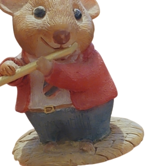 HALLMARK Moustershire "Musician of Note Colin Tuneman" Resin Mouse Figurine - Picture 9 of 11
